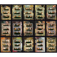 Серия блоков ДЕВУШКИ ИСКУССТВО КАРТИНЫ  MNH