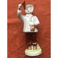 Девочка   с флажком