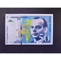 50 франков 1997 года. Франция. UNC. Распродажа