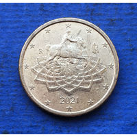 Италия 50 евроцентов 2021