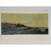 1952. Ряузов. Тундра весной. Стадо оленей