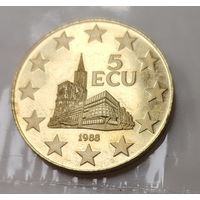 5 экю 1988