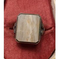 Кольцо ссср натуральный камень клеймоисо звездой распродажа коллекции