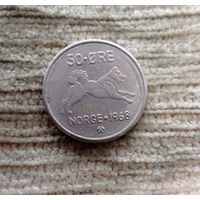 Werty71 Норвегия 50 эре 1968 Собака