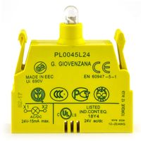 Контактный блок со светодиодом GIOVENZANA PL0045L24М   (11 шт.)