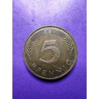 Германия ФРГ 5 пфеннигов 1988 G