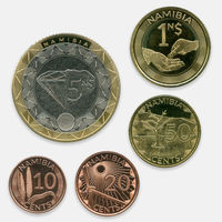 Намибия НАБОР 5 монет 2025 UNC