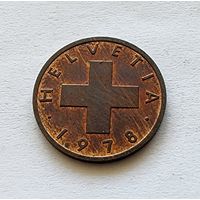 Швейцария 1 раппен, 1978