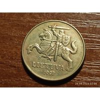 Литва 50 центов 1997