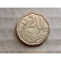 ЮАР 20 центов, 2009г. (U-обм)
