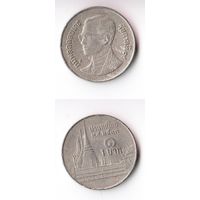 1 бат Таиланд 1990 года