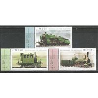 Германия. Локомотивы. 2012г. Mi#2946-48. Серия.