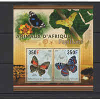 Джибути 2013** Животные Африки Бабочки