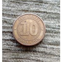 Werty71 Зимбабве 10 центов 2014
