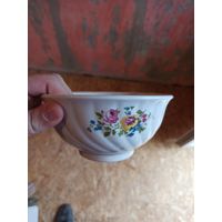 Тарелка фарфор глубокая СССР Дулево