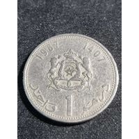 Марокко 1 дирхам 1987