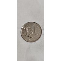 Филиппины 1 песо 2014