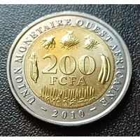 Западная Африка (ВСЕАО) 200 франков, 2010