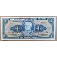 1 крузейро 1954 - 1958 - Бразилия - UNC