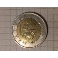 5 лит Литва 1998 год