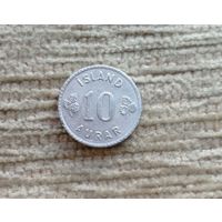 Werty71 Исландия 10 Эйре оре Эре 1970 алюминий