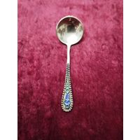 Ложечка для соли, СССР. Серебро 875-я проба. N7