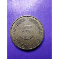 Германия ФРГ 5 пфеннигов 1988 J