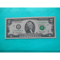 США 2 доллара 2009 г "L"