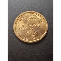 Куба 1 песо 2014 г. - Хосе Хулиан Мартен Перес с мелким дефектом