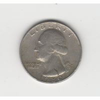 Квотер (25 центов) США 1980 Р Лот 0608