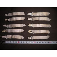 Подвязки детские из шотландки БССР 1981 г. 10 шт.Новые.