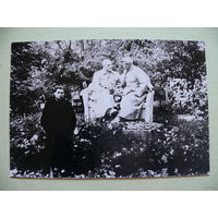 Фотография, памятник "Ленин и Сталин в Горках" (Гродно, городской парк, не позже 1961 г.).