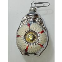 Ёлочная игрушка , Ваза  . СССР .