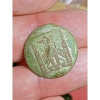 Пуговица,герб Орловской губернии 1830-1850г.(Поеребрение