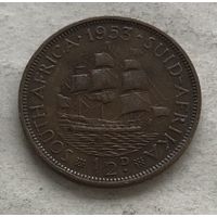 ЮАР 1/2 пенни 1953 Елизавета II - первый год правления