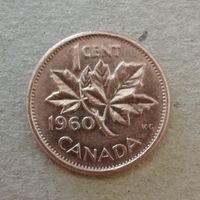 Канада 1 цент 1960 год, KM# 49  ю