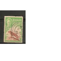 Ньясаленд-1947,(Мих.86) гаш. ,  Английские Колонии, Фауна
