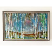 Картина холст Виталий Левченя "Дом" 50х78см Член БСД