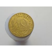 10 сантимов Франция 1981 года  лот 44