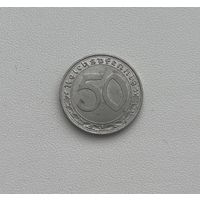 ГЕРМАНИЯ  50 пфенниг 1938 г.
