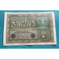 Германия 50 марок 1919 год Reihe 1