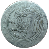 Редкий талер - Барашка. 1623 год. Шаффхаузен. Без МЦ