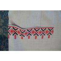 Костюм с вышивкой 50 годы лен