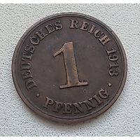 Германия 1 пфенниг, 1913 А  4-1-7