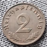 2 рейхспфеннига 1939 Е