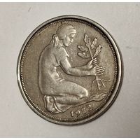 50 пфеннигов 1982 F