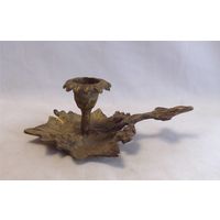 Подсвечник переносной Бронза 15 х 10 см Германия