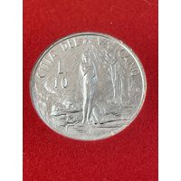 Ватикан 10 лир 1982 г ( из набора )