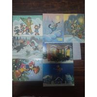 Открытки чистые с новым годом