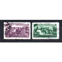 За досрочное выполнение 5-летнего плана СССР 1948 год 2 марки